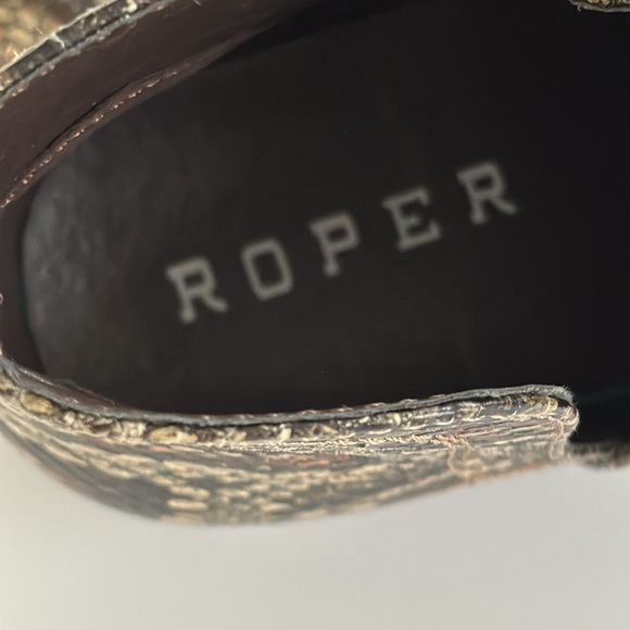 Roper Women’s Ava Faux Snake Snip Toe Ankle Boot - Picture 12 of 16